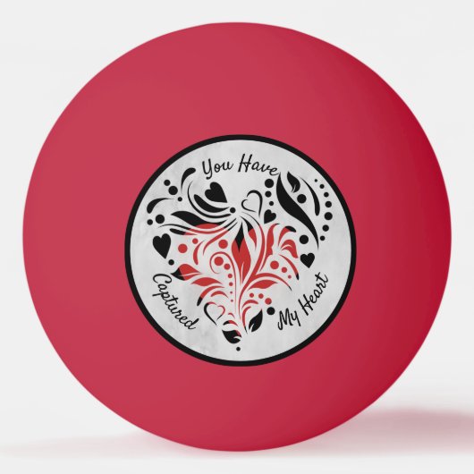 Unieke Valentijnsdag Cadeauidee Pingpongbal (Voorkant)