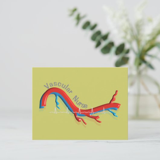 Unieke Vasculaire zurencadeautjes Briefkaart (Staand voorkant)