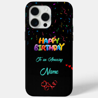 Unieke verjaardag iPhone 15 Pro Max Hoesje