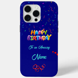 Unieke verjaardag iPhone 15 Pro Max Hoesje