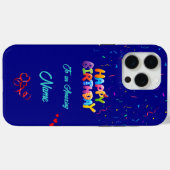 Unieke verjaardag iPhone 15 Pro Max Hoesje (Achterkant (horizontaal))