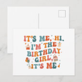 Unieke verjaardagsfeestje Het is ik Hi, ik ben de Briefkaart (Voorkant / Achterkant)