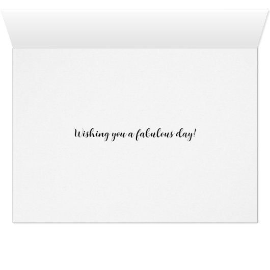 Unieke verjaardagskaart voor de moderne tijd (Binenzijde Horizontaal (Onderkant))