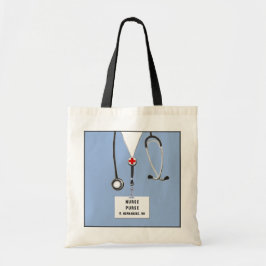 Unieke verpleegster tote bag