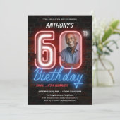 Unieke verrassing 60ste verjaardag kaart (Staand voorkant)