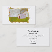 Unieke, verse, moderne volkskunst in de fabriek visitekaartje (Voorkant / Achterkant)