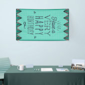 Unieke Verticale Gelukkige Verjaardagsbanner Spandoek (Beurs)