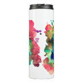 Unieke, vette, kleurrijke Spletters van de Verf va Thermosbeker (Achterkant)