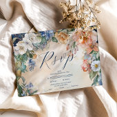 Unieke Victoriaans Royal Elegance bruiloft RSVP Kaartje