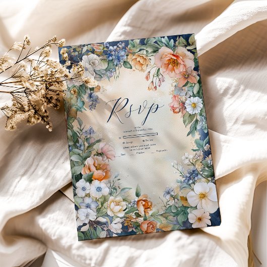 Unieke Victoriaans Royal Elegance bruiloft RSVP Kaartje