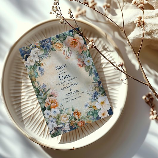 Unieke Victoriaanse Koninklijke Elegante Bruiloft Save The Date