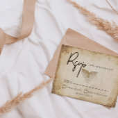 Unieke Viking Wedding Response Kaart