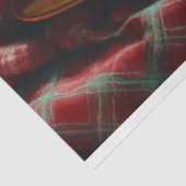 Unieke Vintage Kerst Appeltaart Decoupage Tissuepapier (Detail)