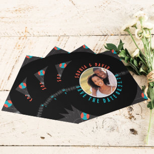 UNIEKE VINYL FOTO QR CODE OPSLAAN VAN DE DATUM SAVE THE DATE