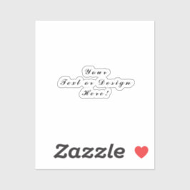 Unieke Vinyl Sticker – Ontwerp of Tekst op uw mani