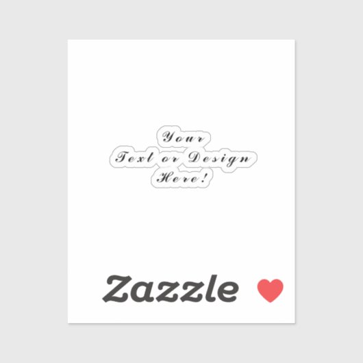 Unieke Vinyl Sticker – Ontwerp of Tekst op uw mani (Vel)