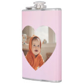 Unieke vinyl verpakte heupfles - voeg uw Logo toe (Links)