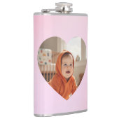 Unieke vinyl verpakte heupfles - voeg uw Logo toe (Rechts)