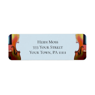 Unieke Violin klassieke muziek Etiket