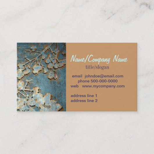 Unieke visitekaartjes Originele foto kunst (Voorkant)