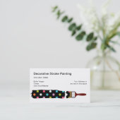 Unieke Visitekaartjes schilderen (Staand voorkant)