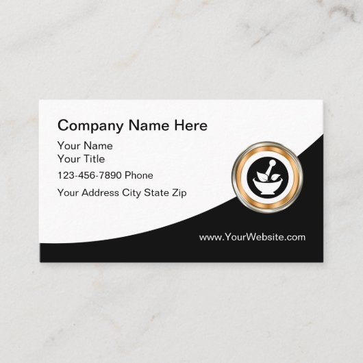 Unieke Visitekaartjes van Classy Pharmacy (Voorkant)