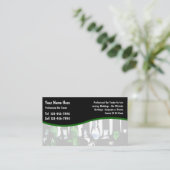 Unieke Visitekaartjes van het Bartender-ontwerp (Staand voorkant)