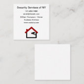 Unieke Visitekaartjes voor beveiligingsservices (Voorkant / Achterkant)