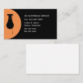 Unieke Visitekaartjes voor elektricien (Voorkant / Achterkant)