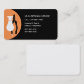 Unieke Visitekaartjes voor elektricien (Voorkant / Achterkant)