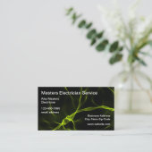 Unieke Visitekaartjes voor koele elektricien (Staand voorkant)