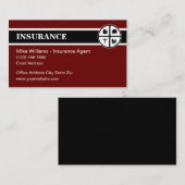 Unieke Visitekaartjes voor moderne verzekeringen (Voorkant / Achterkant)