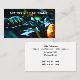 Unieke Visitekaartjes voor Motorfietstechnici