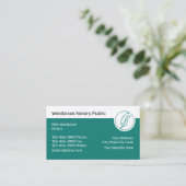 Unieke Visitekaartjes voor notionele openbare dien (Staand voorkant)