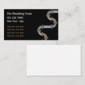 Unieke Visitekaartjes voor Plumber-service (Voorkant / Achterkant)