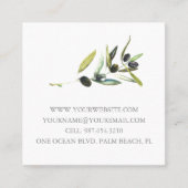 Unieke Visitekaartjes Waterverf Botanisch (Voorkant)