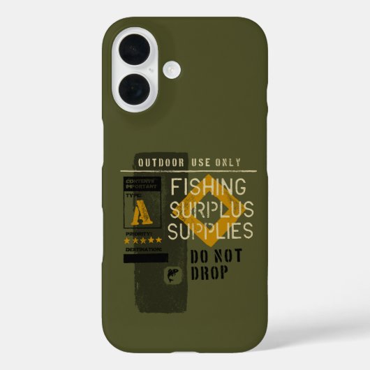 Unieke Vissen Angler Cargo Graphic Gift Gear Case-Mate iPhone Case (Achterkant)