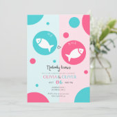 Unieke visserij geslachtsonthulling kaart (Staand voorkant)