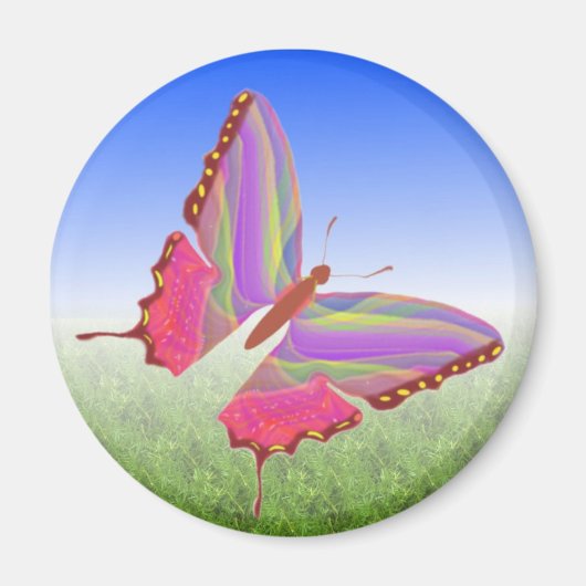 Unieke vlinder magneet (Voorkant)