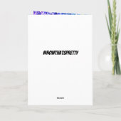 Unieke vonknichtverjaardagskaart kaart (Achterkant)