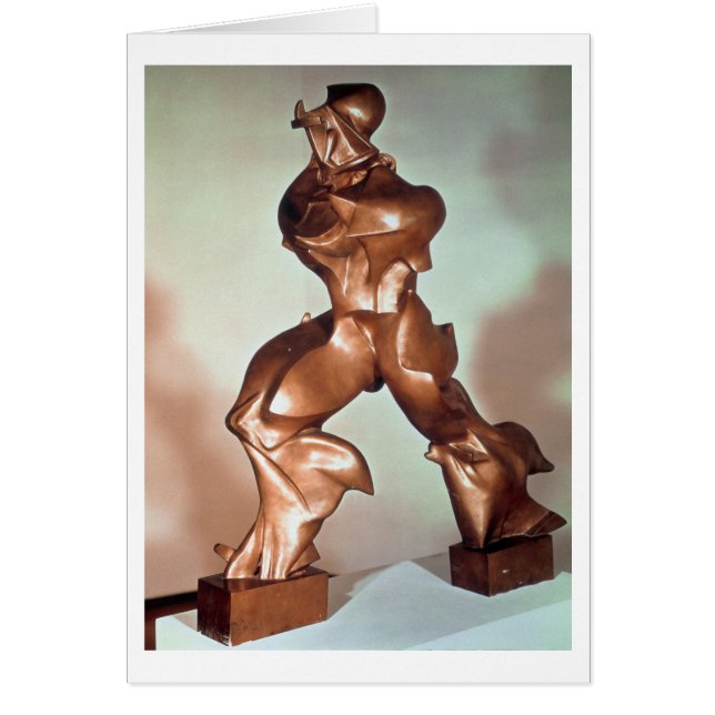 Unieke vormen van continuïteit in de ruimte, 1913  (Voorkant)