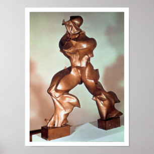 Unieke vormen van continuïteit in de ruimte, 1913  poster