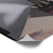 Unieke vormen van continuïteit in de ruimte, 1913 poster (Hoek)