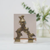 "Unieke vormen van continuïteit in de ruimte", bro Briefkaart (Staand voorkant)