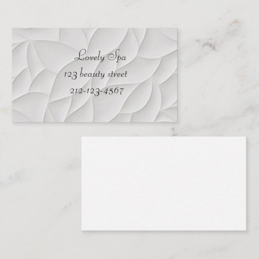 Unieke vormen visitekaartje (Voorkant / Achterkant)