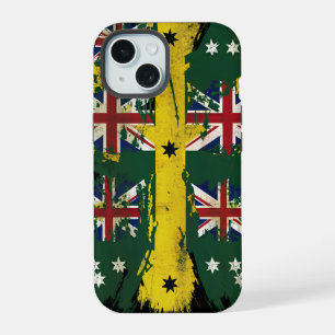 Unieke vrienden die samenkomen: Australische + Bri iPhone 15 Case