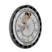 Unieke vrijgezellenfeest leuke tijd dartbord (Voorkant Links)