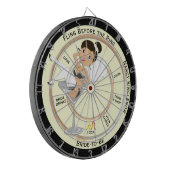 Unieke vrijgezellenfeest leuke tijd dartbord (Voorkant Links)