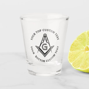 Unieke vrijmetselaarscadeaus   Vrijmetselaar Shot Glas
