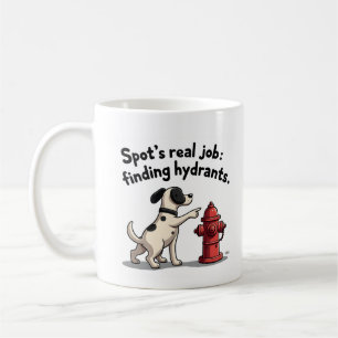 Unieke vrijwillige brandweerman Dalmatiër Koffiemok